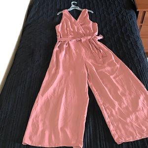 Sienna Sky Coral Ankle Length Jumpsuit